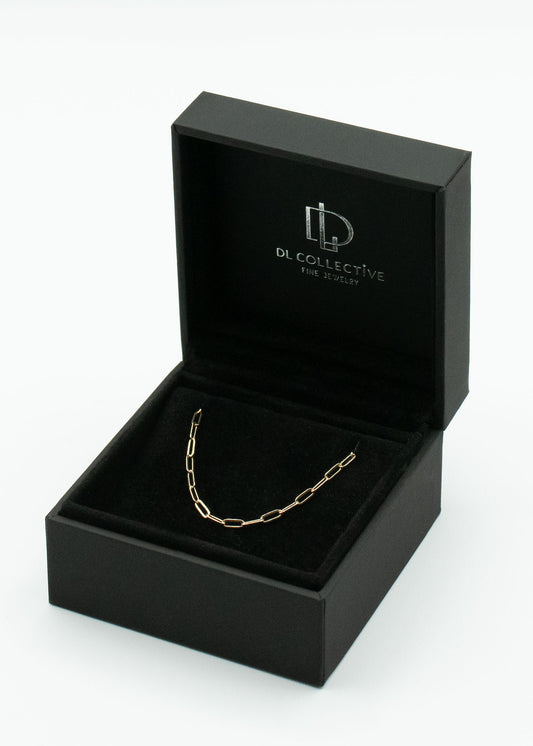 14KT Perfect Paperclip Chain