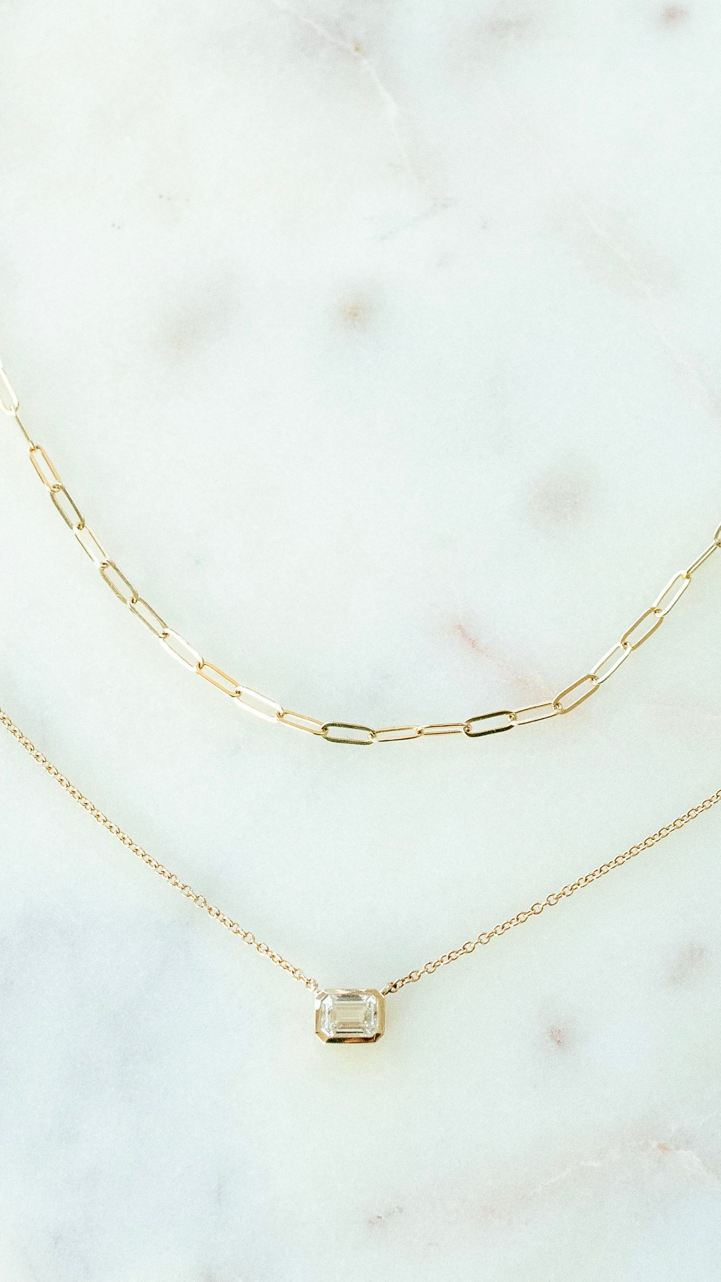 14KT Perfect Paperclip Chain