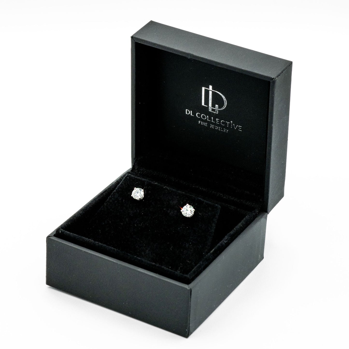 14KT White Gold GIA DIAMOND Studs - Limited Production