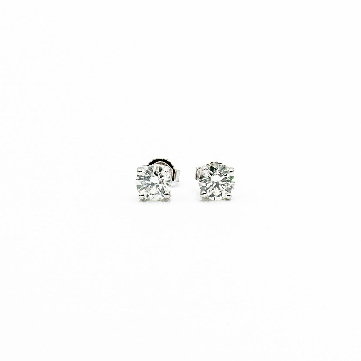 14KT White Gold GIA DIAMOND Studs - Limited Production