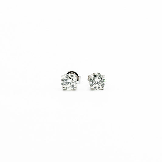 14KT White Gold GIA DIAMOND Studs - Limited Production